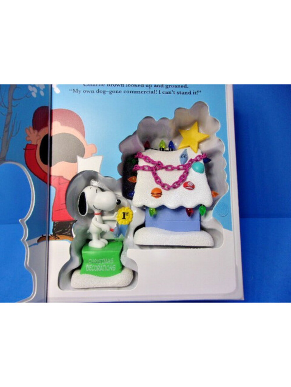 Hallmark Peanuts A CHARLIE BROWN CHRISTMAS Ornament Set Snoopy & Doghouse 2024